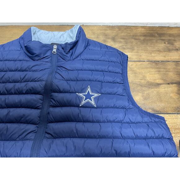 NFL Dallas Cowboys Puffer Vest Youth XL NFL Football Team Apparel Unisex NWT - Picture 3 of 12